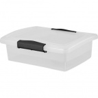 Ящик для хранения Keeplex Vision с защелками 1,25л 21,5х16х6,5см прозрачный кристалл