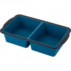 79-037 Противень для выпечки с мет.каркасом, глубокий 26х14,7х5,5см , 2 ячейки Linea SILICONE