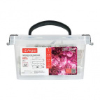 VEGAS  24V Электрогирлянда "Нить" 48 розовых LED ламп, в боксе, прозр провод, 5 м, с блоком питания, удлиняемая 