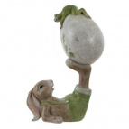 Фигурка декоративная "Заяц с яйцом", L11 W7 H18,5 см