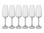 Набор бокалов для шампанского из 6 шт. "ализэ" 290 мл.высота=25 см.