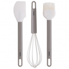 НАБОР: ВЕНЧИК, ЛОПАТКА, КИСТОЧКА AGNESS, 3 ПРЕДМЕТА