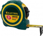 Рулетка KRAFTOOL "PRO" "MG-Kraft", особопроч корпус, Mg сплав, нейлон покрытие, суперкомпакт размер, 5м/25м