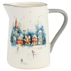 КУВШИН AGNESS "С НОВЫМ ГОДОМ!" 18,5*12,5*17,5 СМ