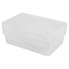 Комплект контейнеров для заморозки "Asti" прямоугольных 0,75л х 3 шт. (бесцветный)