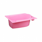 Ванна детская со сливным отверстием (розовый)