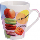 9-25971-4 Кружка 340мл Разноцветные Макаруны LR (х36)