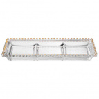 БЛЮДО СЕРВИРОВОЧНОЕ "GOLDEN CHARM", 3 СЕКЦИИ, 30*13 СМ