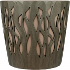 Горшок для цветов InGreen Winds D 340мм/20 л с дренажной вставкой 18,7л антрацит