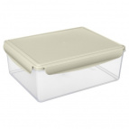 КОНТЕЙНЕР ДЛЯ ПРОДУКТОВ ГЕРМЕТИЧНЫЙ "SMART LOCK" ПРЯМОУГОЛЬНЫЙ 5,4Л (Светло-серый)