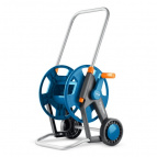 GRINDA катушка для шлангов 45м x 1/2″ и 20м х 3/4″, усиленные колёса, телескопическая ручка (8-428425)