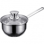 93-BIMv-08 Ковш со стек. кр. 1л; 14х7 см Linea BIMBO vitro