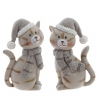 Фигурка декоративная "Кошка",  L5 W4 H9 см, 2в.