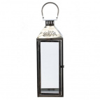 Подсвечник "Фонарь", L18 W18 H53 см