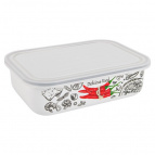 Лоток эмал Чили 1,5л прям пласт/кр TM Appetite