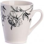 9-31227-3 Кружка 340мл Цветы Пионы Black LR (х36)