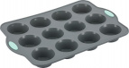 79-001 Форма с мет.каркасом для кексов 34х23х3,2см, 12 ячеек Linea SILICONE