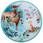 ТОРТОВНИЦА ВРАЩАЮЩАЯСЯ "ЗИМНЯЯ СКАЗКА" ДИАМЕТР=32 СМ.ВЫСОТА=3 СМ