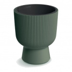 DBMIG400-2411U Кашпо MILLY d39 h45,5см 20/37л зеленый (pine green) с вкладышем (ш/к 4172)