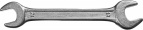 Ключ рожковый гаечный СИБИН, белый цинк, 12х13мм