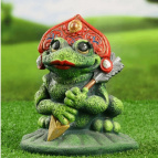 Ф251 Садовая фигура "Царевна лягушка" 21*19*25