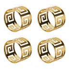 Набор из 4-х держателей для салфеток, L11 W4,5 H8 см