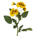 Цветок искусственный "Фиалка", L12 W8 H37 см