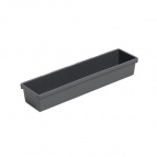 Лоток для хранения узкий 320х82х50 (серый)