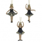 Изделие декоративное подвесное "Балерина", 3 в., L4,5 W2,5 H9,5 см, 3в.