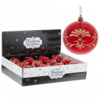 Украшение новогоднее "Шар" (Набор из 12-ти), D 8 см, L35 W27 H8,5 см Полимерный материал