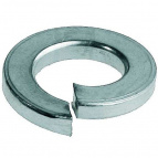 Шайба ЗУБР пружинная DIN 127, оцинкованная,  5 мм, ТФ6, 90 шт.