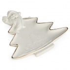 БЛЮДО СЕРВИРОВОЧНОЕ "ЕЛКА" 19*18*2 СМ