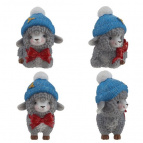 Фигурка декоративная "Овечка", 4в., L6,3 W3,8 H7,3