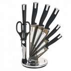 BE-2261N Набор ножей на акриловой подставке 7 пр. (нерж.сталь+антибактер.покрытие)