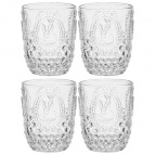 НАБОР СТАКАНОВ ДЛЯ ВОДЫ/СОКА "SUNDAY" 4ШТ/280 МЛ