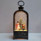 Изделие декоративное "Фонарь" с подсветкой, L12 W12 H25 см