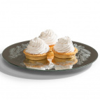 ТОРТОВНИЦА ВРАЩАЮЩАЯСЯ "SILVER MIRROR" 30 СМ