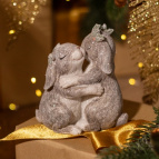СТАТУЭТКА "КРОЛИКИ" 11,5Х6,5Х12 СМ