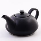 60443 Заварочный чайник 900 мл керамика, черный