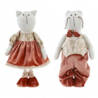 Игрушка набивная "Кот/Кошка", L16 W11,5 H36 см, 2в.