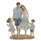 Фигурка декоративная "Семья", L18 W8,5 H23 см