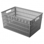 КОРЗИНКА УНИВЕРСАЛЬНАЯ Simplify 274х184х138 ММ, 6 Л (Серый)