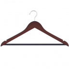 Вешалка-плечики. Размер 44-46. (антискольз./натур.цв) NEW