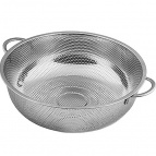40517 Дуршлаг металлический 25х8,5см нерж/ст MB  серебристый