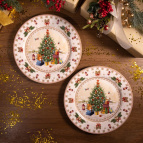 НАБОР ТАРЕЛОК ОБЕДЕННЫХ LEFARD "ЕЛКА" 2 ШТ. 27 СМ 