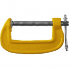 STAYER чугунная струбцина G SG-75, 75 мм (3215-075)
