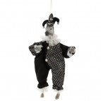 Игрушка набивная подвес "Лошадь-клоун", L16 W10 H36 см (полка 24 см.)