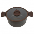 Кастрюля а/пр литая 3,2л стекл/кр Mokko Stella ТМ KUKMARA