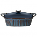 ФОРМА ДЛЯ ЗАПЕКАНИЯ С КРЫШКОЙ РЕАКТИВНЫЙ СИНИЙ/REACTIVE BLUE 33*23*9,5/13 СМ 2000 МЛ
