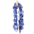 Украшение новогоднее "Снежинки" (голубой), L 2,7м